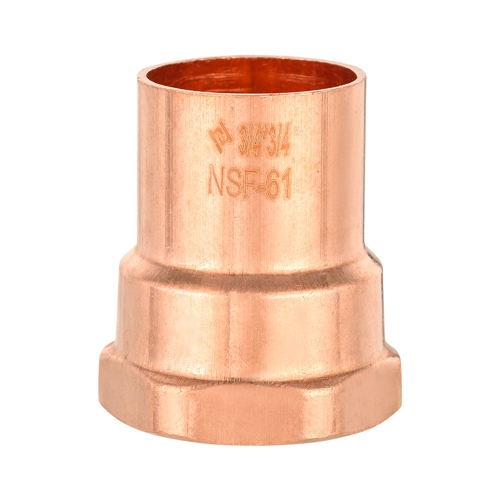 3/4" C x FNPT Copper Female Adapter