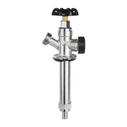 1/2" PEX Crimp x 3/4" Hose Bibb, 6" Anti Siphon Frost Free Sillcock