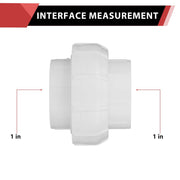 10 Pcs 1" PVC FIP Union