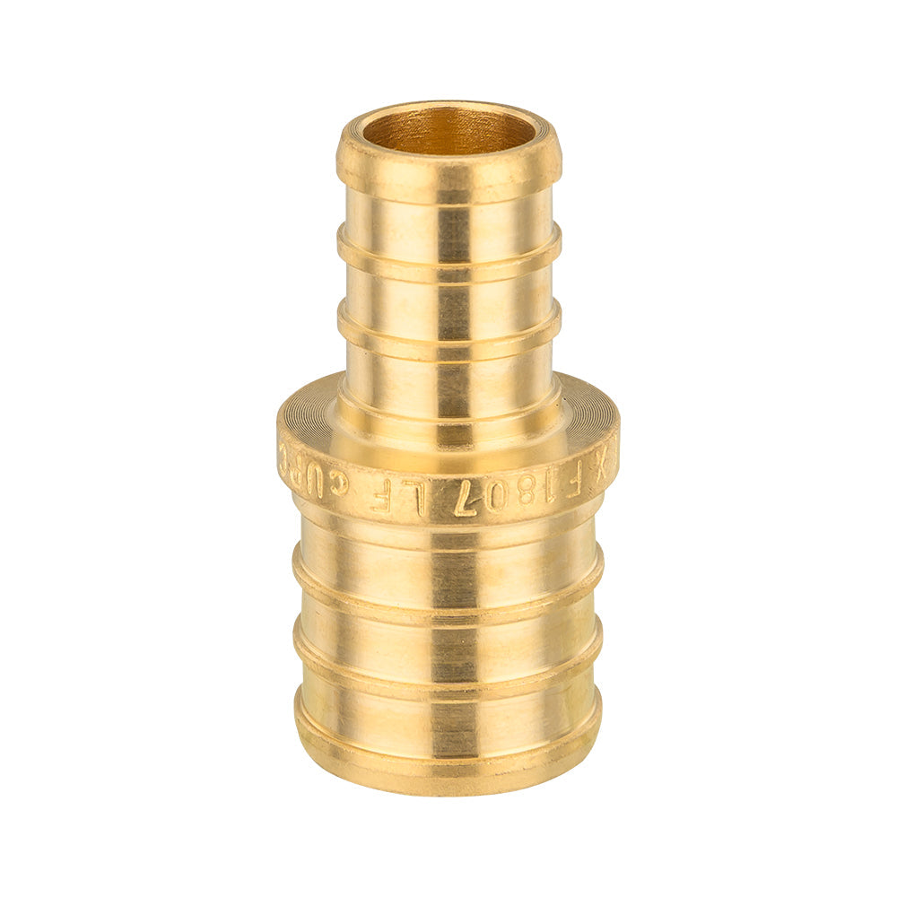 PEX-B Crimp 3/4" PEX x 1/2" PEX Coupling (Lead Free)
