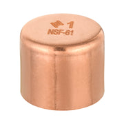 1" Solder Copper Pipe End Cap (Plug)