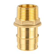 PEX A Expansion 1" PEX x 3/4" Male Threaded F1960 Adapter (Lead Free)