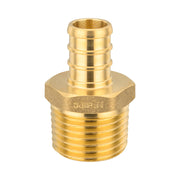 30 Pcs PEX-B Crimp 1/2" PEX x 1/2" Male Threaded Adapter (Lead Free)