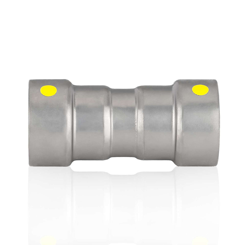 10 Pcs 1-1/2" Carbon Press Coupling W/Stop