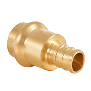 30 Pcs 1-1/4" Press x 1-1/4" PEX Crimp Brass Adapter (Lead Free)
