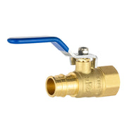 3/4" PEX-A Expansion X 3/4" FNPT Ball Valve, Blue (Lead Free)