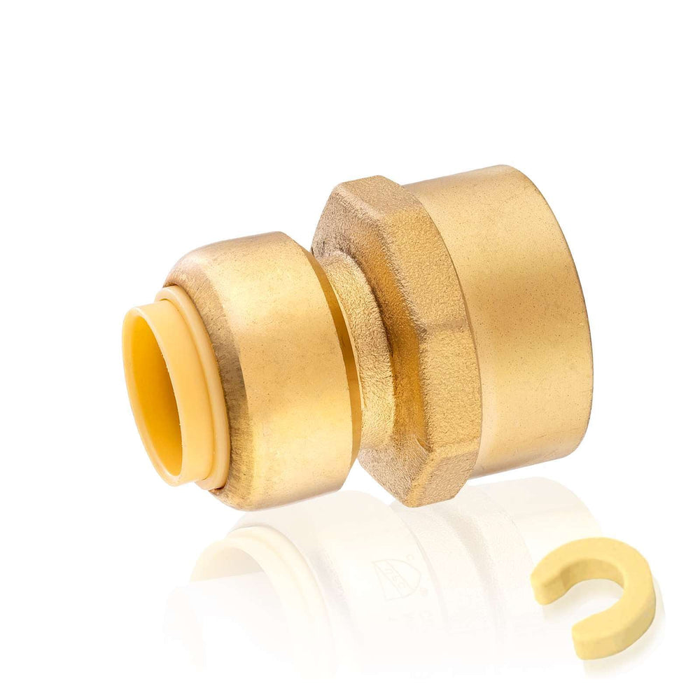 1/2" x 3/4" F Push Fit Female Adapter