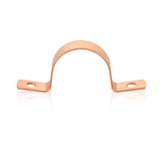 10 Pcs 1" Copper Pipe Straps, Two Hole at Wholesale Price