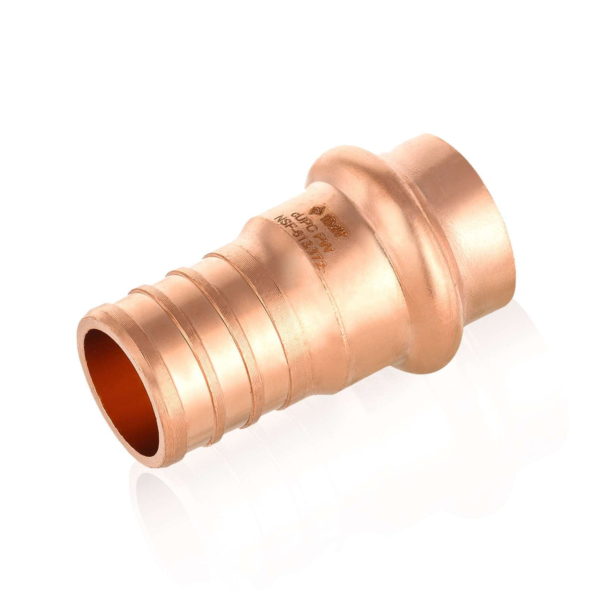 30 Pcs 1/2" Press Copper x 3/4" PEX Crimp Adapter (Lead Free)