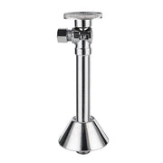 10 Pcs 1/2" Sweat x 3/8" OD Compr. Angle Stop Valve, w/5" Angle Extension, 1/4-Turn (Lead Free)