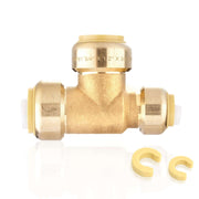 3/4" x 1/2" x 3/4" Push Fit Tee