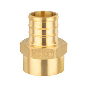 PEX-B Crimp 3/4" PEX x 1/2" Female Threaded Adapter (Lead Free)