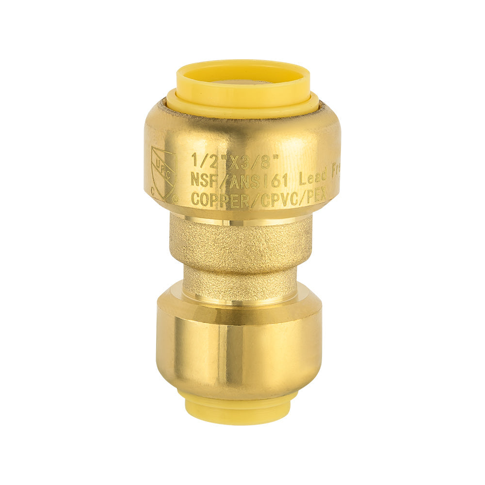1/2" x 3/8" Push Fit Coupling