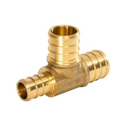 30 Pcs PEX-B Crimp 3/4" PEX x 1/2" PEX x 3/4" PEX Reducing Tee (Lead Free)
