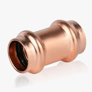 30 Pcs 3/4" Copper Press Coupling NO Stop (Lead Free)
