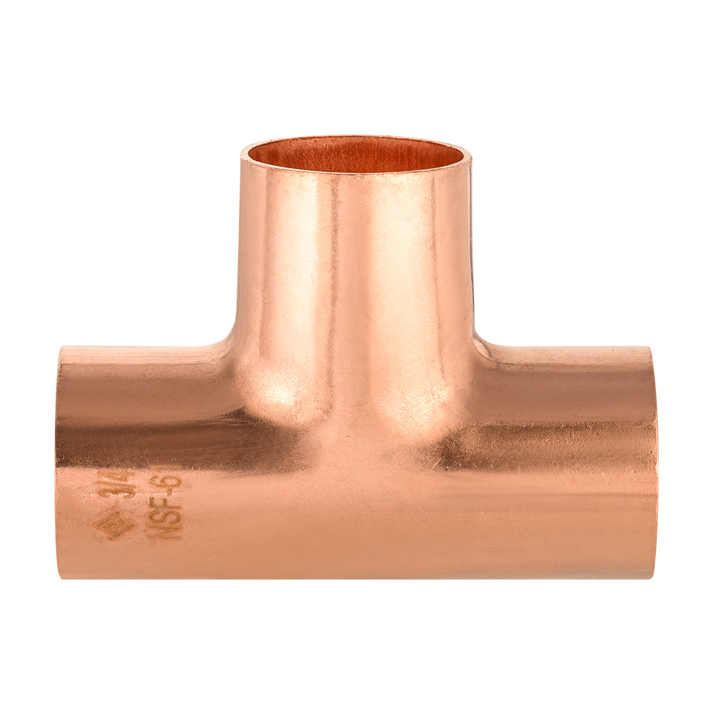 3/4" x 3/4" x 3/4" Copper Tee
