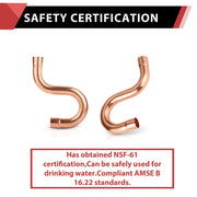1-1/4" Copper Suction Line P-Trap
