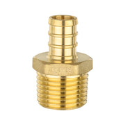 30 Pcs PEX-B Crimp 1/2" PEX x 3/4" Male Threaded Adapter (Lead Free)