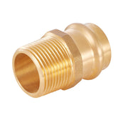 30 Pcs 1" Press x 1" Male Brass Adapter (Lead Free)