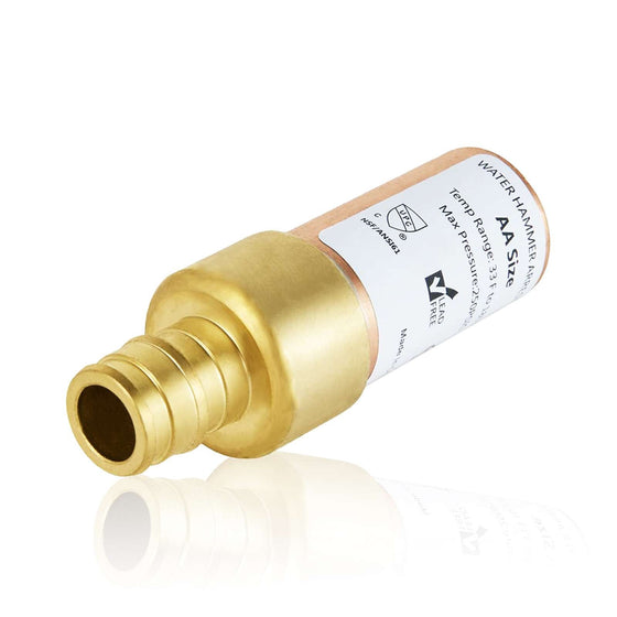 10 Pcs 1/2" PEX-A Expansion Connection, Straight Water Hammer Arrestor, Copper