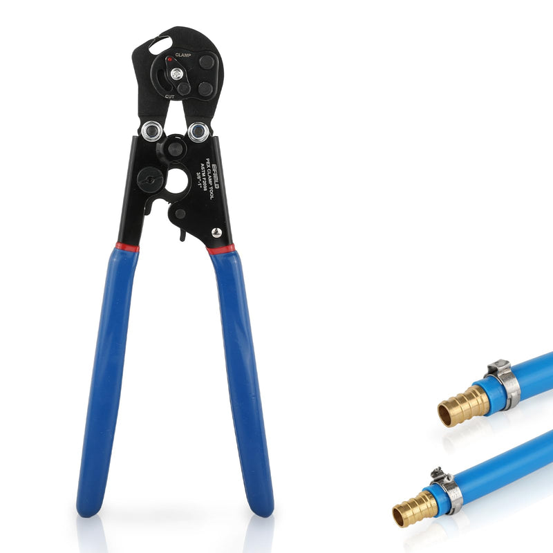 2-in-1 Pex Ratchet Cinch Crimping Tool with Removing Function