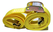 2" x 12 Ft Interior Van Cam Buckle E-Track Strap w/ Spring E Fittings | 6 PACK