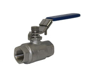 BV2P-050-304SS | 1/2" Ball Valve - 2 Piece, 304SS