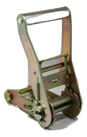 2 Inch Short Wide Handle Strap Ratchet, Double-Locking | 2RSWL