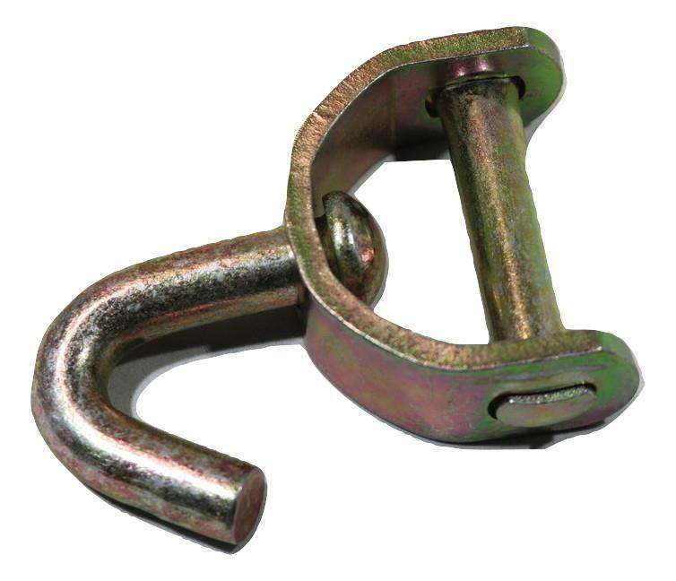 2 Inch Swivel J Hook for Auto Hauling Ratchet Strap Assemblies | 2SJX1