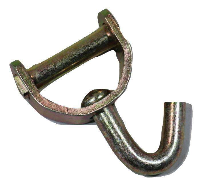2 Inch Swivel J Hook for Auto Hauling Ratchet Strap Assemblies | 2SJX1