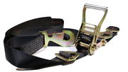 2" x 8 Ft Ratchet Axle Strap w/ Snap Hooks, Adjustable w/ Wear Sleeve | COLOR OPTIONS