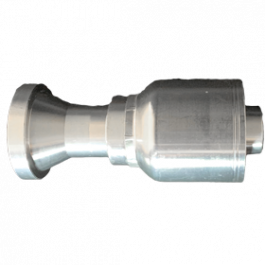 200-CD61-16-16-1P | 1" x 1" Code 61; 1-Piece Hose Fitting for 1 & 2 Wire Hoses, Non Skive