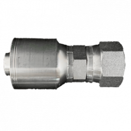 200-FJX-32-32-1P | 2" x 2" FJX Straight, 1-Piece Hose Fitting for 1 & 2 Wire Hoses, Non Skive
