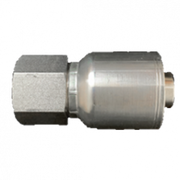 200-FP-12-12-1P | 3/4" x 3/4" Female NPT, 1-Piece Hose Fitting for 1 & 2 Wire Braid