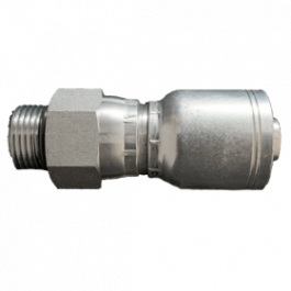 200-MBX-08-08-1P | 1/2" X 1/2" Male Boss swivel 1-2 Wire Hose