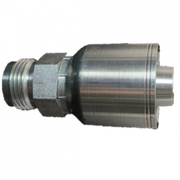 200-MJ-04-05-1P | 1/4" x 5/16" Male JIC, 1-Piece Hose Fitting for 1 & 2 Wire Braid Hose.