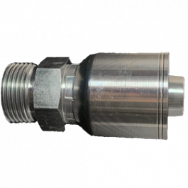 200-MORFS-16-12 | 1" x 3/4" Male O'Ring Face Seal, 1-Piece Hose Fitting for 1 & 2 Wire Braid