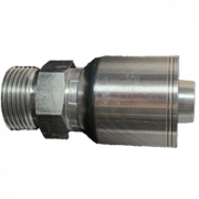 200-MORFS-16-12 | 1" x 3/4" Male O'Ring Face Seal, 1-Piece Hose Fitting for 1 & 2 Wire Braid