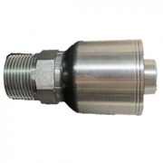 200-NPT-04-02-1P | 1/4" x 1/8" Male NPT, 1-Piece Hose Fitting for 1 & 2 wire hoses