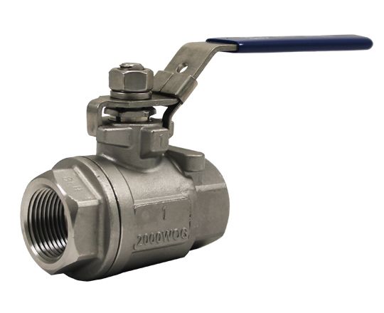 BV2P-400-316SS-2KPSI | 4" Ball Valve - 2 Piece, 316SS, 2000 PSI