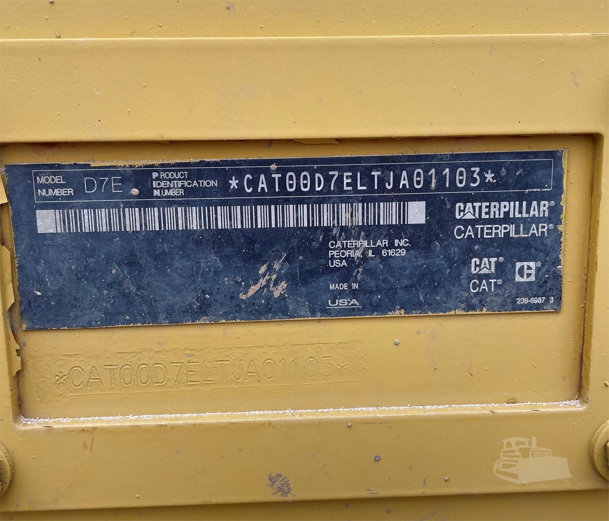 2012 Caterpillar D7E Lgp