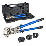 EFIELD Press Crimping Tool, with 1/2" 3/4" 1" Jaw For Propress Copper ittings And Copper Tube Connectionith 360 Degrees Rotating Head