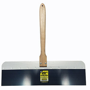 20" Aluminum Back BS Drywall Knife with 16" Wood Handle
