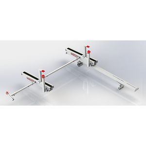 EZGLIDE2 Fixed Drop-down Ladder Kit w/Cross Member, Compact - 2267-3-01
