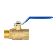 10 Pcs 3/4" FIP x 3/4 "MIP Brass Full Port Ball Valve (Lead Free)