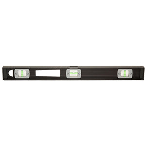 24" Magnetic Top-Reading Aluminum Level - 3 Vial