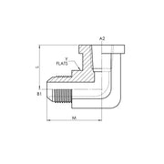 2502-20-20-FG | 20 MJ - 20 FP 90 Elbow Forged, Carbon Steel
