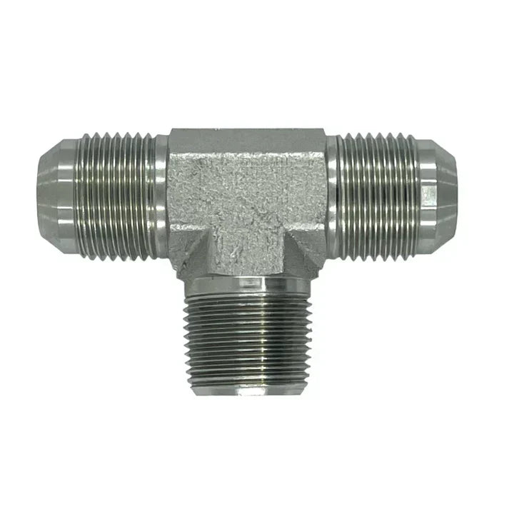 SS-2601-06-06-06 | 06 MJ - 06 MJ - 06 MP Tee, Stainless Steel