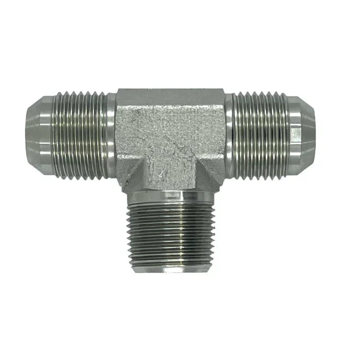 SS-2601-04-04-04 | 04 MJ - 04 MJ - 04 MP Tee, Stainless Steel