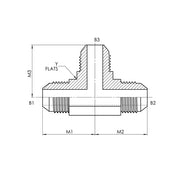 SS-2603-16-16-16 | 16 MJ - 16 MJ - 16 MJ Tee, Stainless Steel